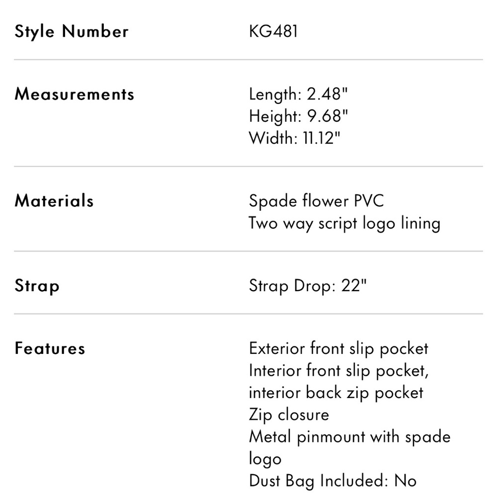 Kate Spade crossbody pocketbook - Picture 5 of 5